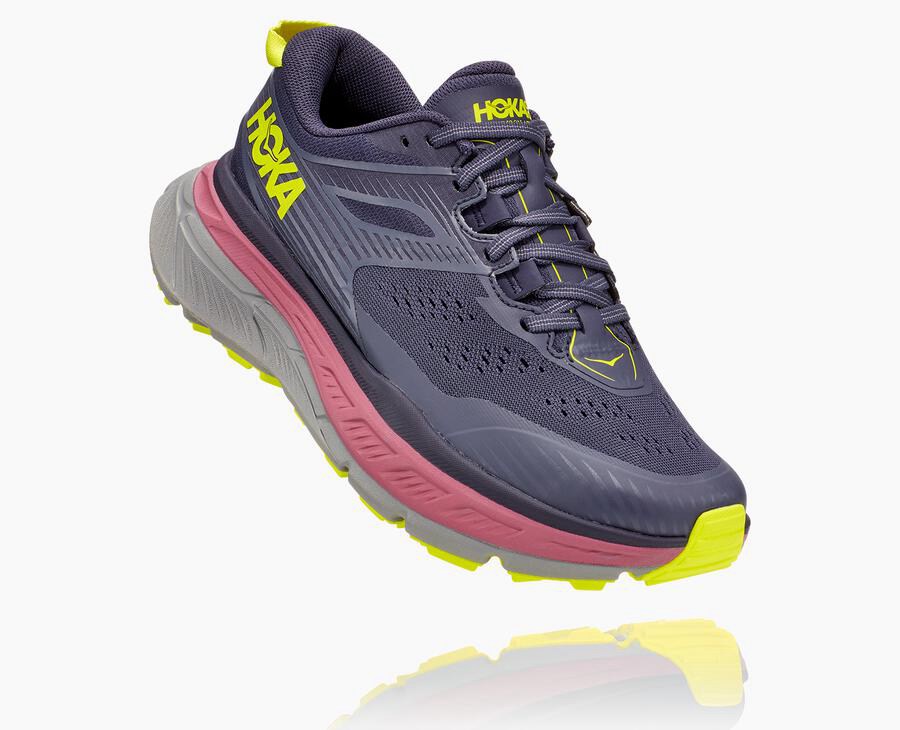 Hoka Australia One One Stinson Atr 6 - Womens Trail Shoes Navy - KZRYC-0648